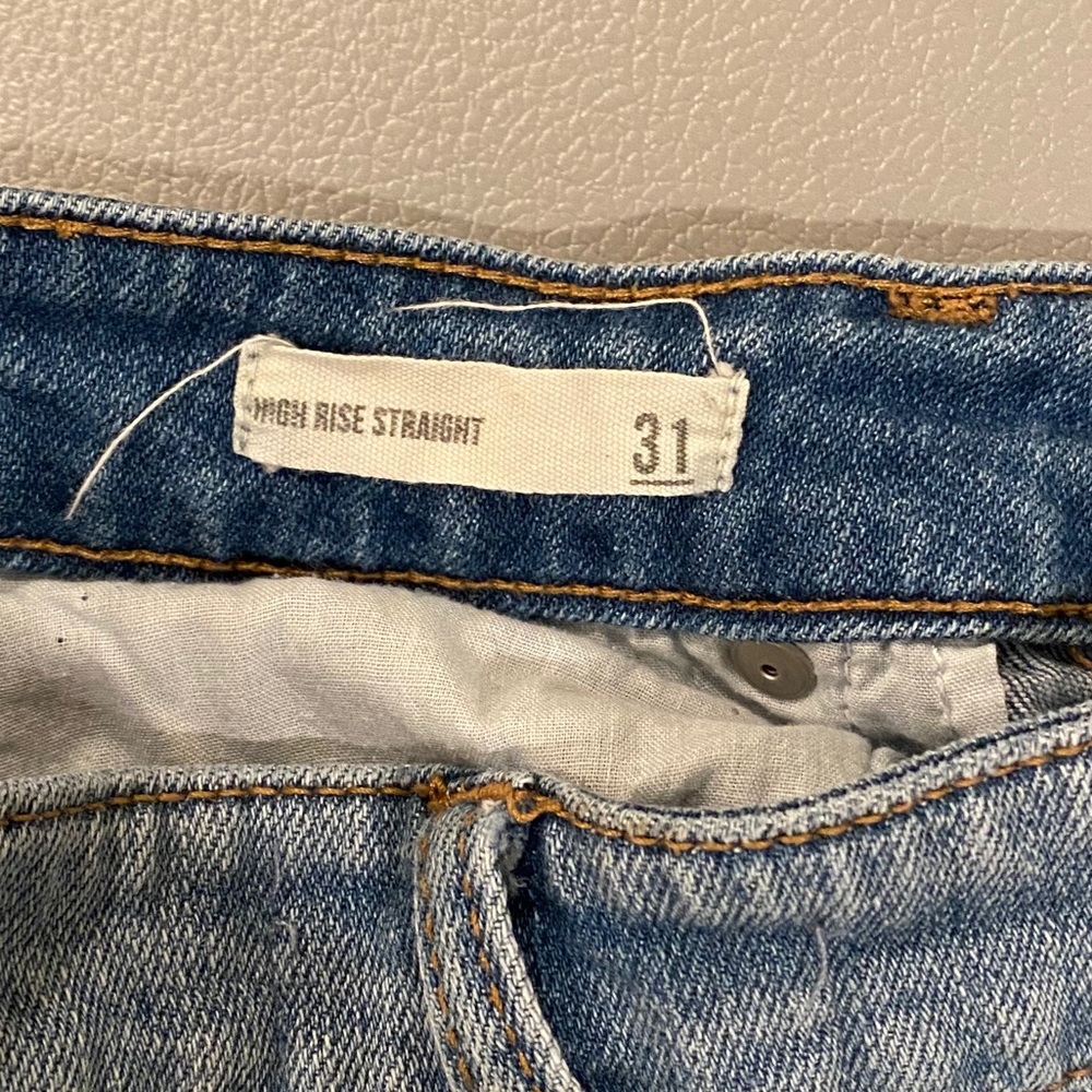 High Rise Straight Jeans - Picture 5 of 8